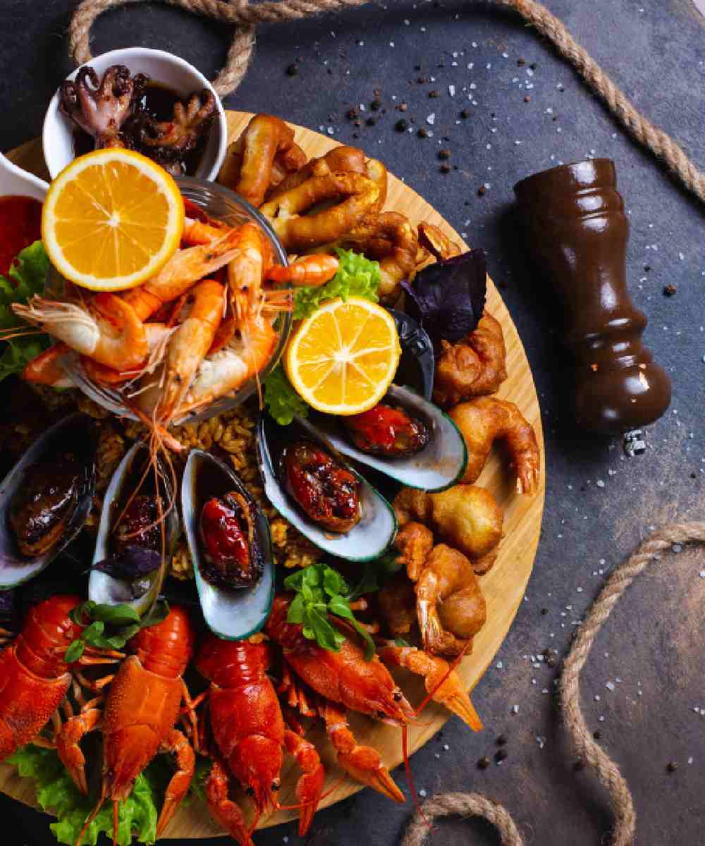 Seafood-plate